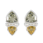 Multi-African-Charlotte-Toi-et-Moi-Stud-multicolor-92.5-Silver-Earring