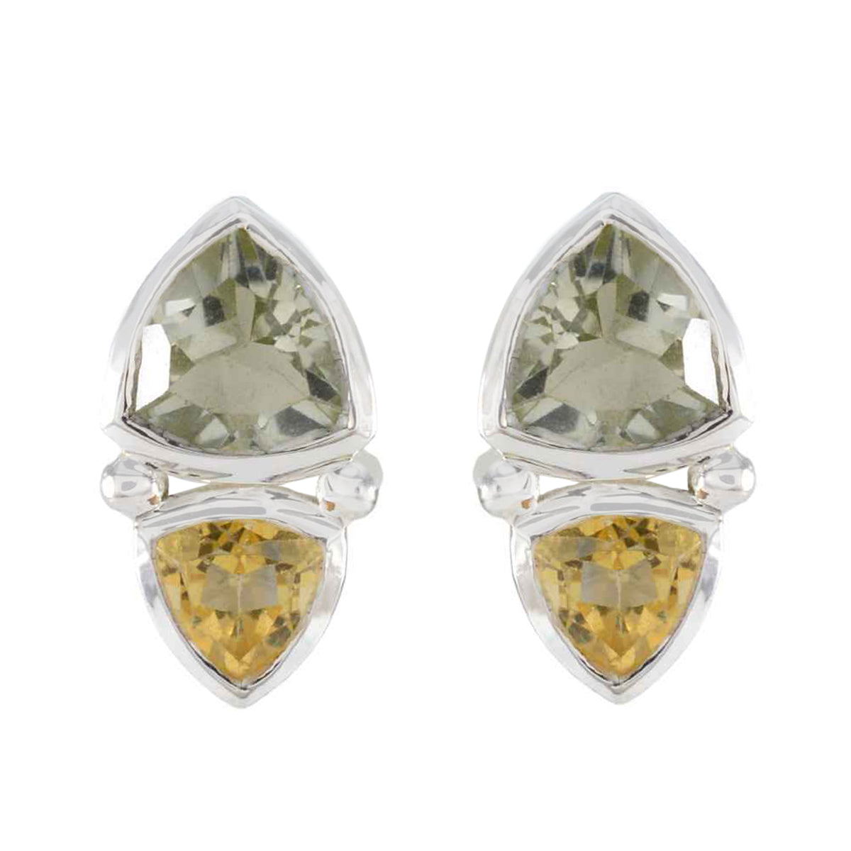 Multi-African-Charlotte-Toi-et-Moi-Stud-multicolor-92.5-Silver-Earring