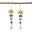 Multi-Latin-American-Skylar-Penta-Dangle-multicolor-925-Silver-Earring