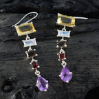 Multi-French-Sofia-Penta-Dangle-multicolor-92.5-Silver-Earring