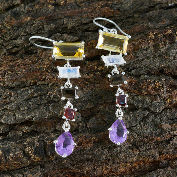 Multi-French-Sofia-Penta-Dangle-multicolor-92.5-Silver-Earring