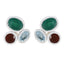 Multi-Mexican-Savannah-multiple-Stud-multicolor-Sterling-Silver-Earring
