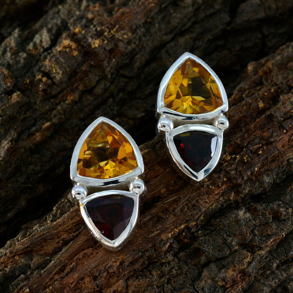 Multi-Mexican-Sofía-Toi-et-Moi-Stud-multicolor-Sterling-Silver-Earring