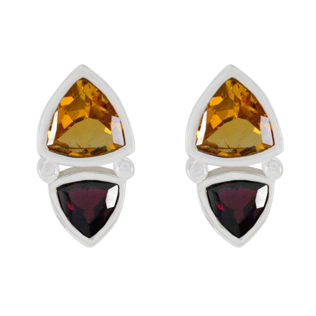 Multi-Mexican-Sofía-Toi-et-Moi-Stud-multicolor-Sterling-Silver-Earring