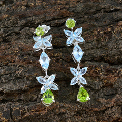 Multi-Australian-Charlotte-multiple-Stud-multicolor-92.5-Silver-Earring