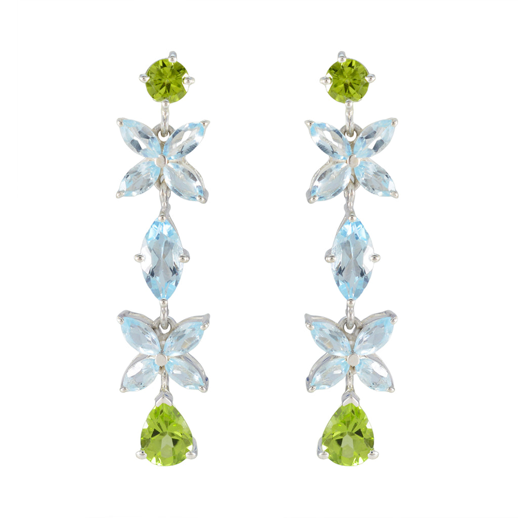 Multi-Australian-Charlotte-multiple-Stud-multicolor-92.5-Silver-Earring