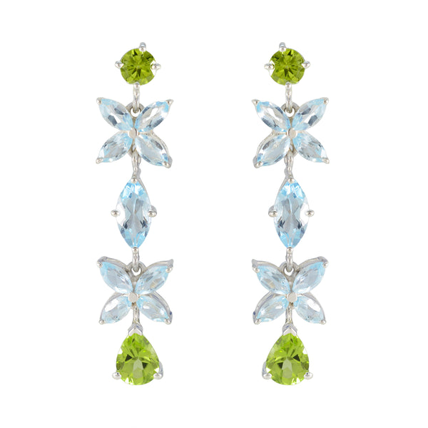 Multi-Australian-Charlotte-multiple-Stud-multicolor-92.5-Silver-Earring