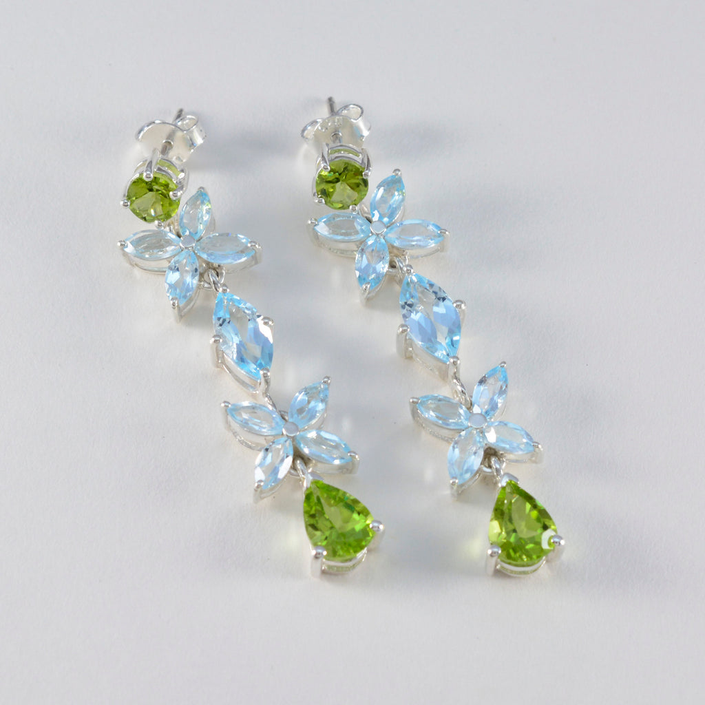 Multi-Australian-Charlotte-multiple-Stud-multicolor-92.5-Silver-Earring