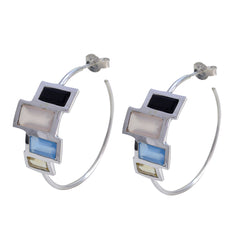 Multi-Moroccan-Carla-multiple-Stud-multicolor-925-Sterling-Silver-Earring