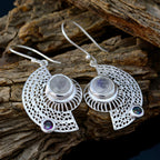 Multi-African-Teresa-multiple-Dangle-multicolor-925-Sterling-Silver-Earring