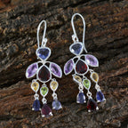 Multi-German-Seo-yeon-multiple-Dangle-multicolor-925-Silver-Earring