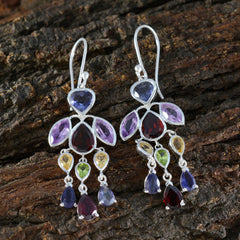 Multi-German-Seo-yeon-multiple-Dangle-multicolor-925-Silver-Earring