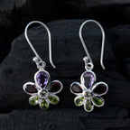 Multi-Russian-Tereza-multiple-Dangle-multicolor-Sterling-Silver-Earring