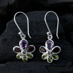 Multi-Russian-Tereza-multiple-Dangle-multicolor-Sterling-Silver-Earring