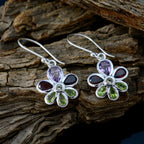 Multi-Russian-Tereza-multiple-Dangle-multicolor-Sterling-Silver-Earring