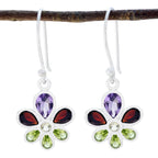 Multi-Russian-Tereza-multiple-Dangle-multicolor-Sterling-Silver-Earring