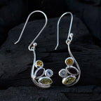 Multi-Middle-Eastern-Aaliyah-quarter-Dangle-multicolor-925-Sterling-Silver-Earring