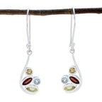 Multi-Middle-Eastern-Aaliyah-quarter-Dangle-multicolor-925-Sterling-Silver-Earring