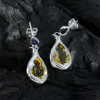 Multi-Mexican-Genesis-Toi-et-Moi-Stud-multicolor-Sterling-Silver-Earring