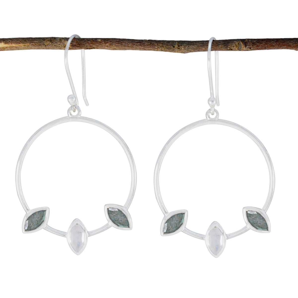 Multi-Middle-Eastern-Mathilde-Trilogy-Dangle-multicolor-92.5-Silver-Earring