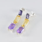 Multi-Latin-American-Natalie-multiple-Stud-multicolor-Silver-Earring