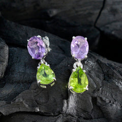 Multi-American-Rileya-multiple-Stud-multicolor-925-Sterling-Silver-Earring