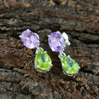 Multi-American-Rileya-multiple-Stud-multicolor-925-Sterling-Silver-Earring