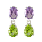 Multi-American-Rileya-multiple-Stud-multicolor-925-Sterling-Silver-Earring