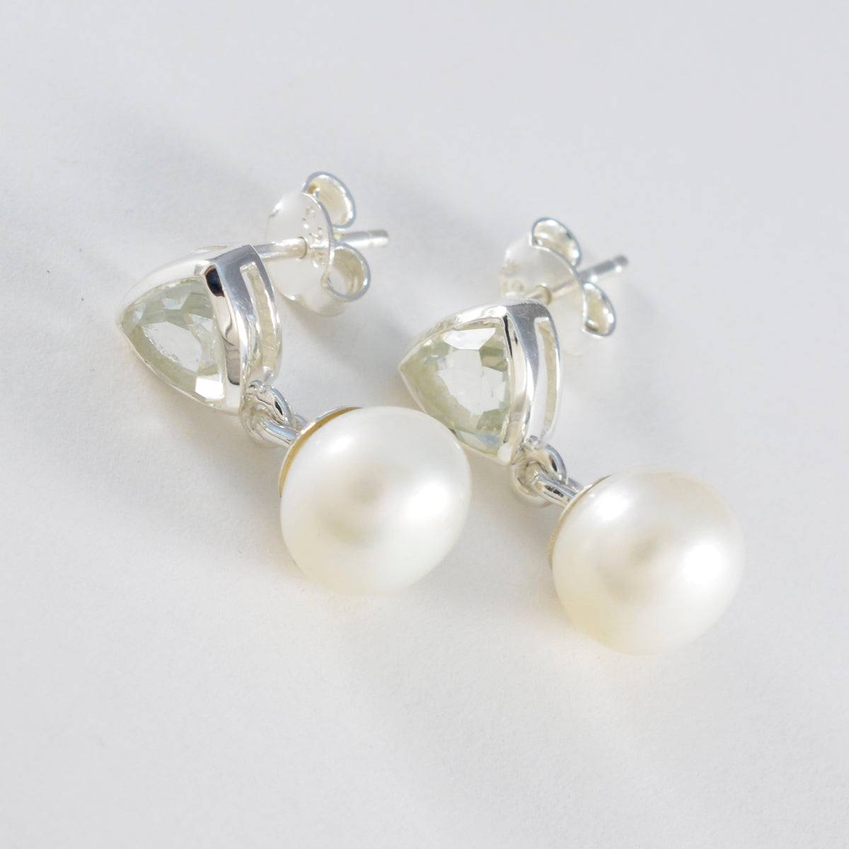 Boucles d'oreilles à tige multiples en argent multicolore Aikoo américain Image secondaire du produit