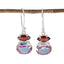 Multi-Moroccan-Li-Lee-multiple-Dangle-multicolor-925-Sterling-Silver-Earring