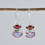 Multi-Moroccan-Li-Lee-multiple-Dangle-multicolor-925-Sterling-Silver-Earring