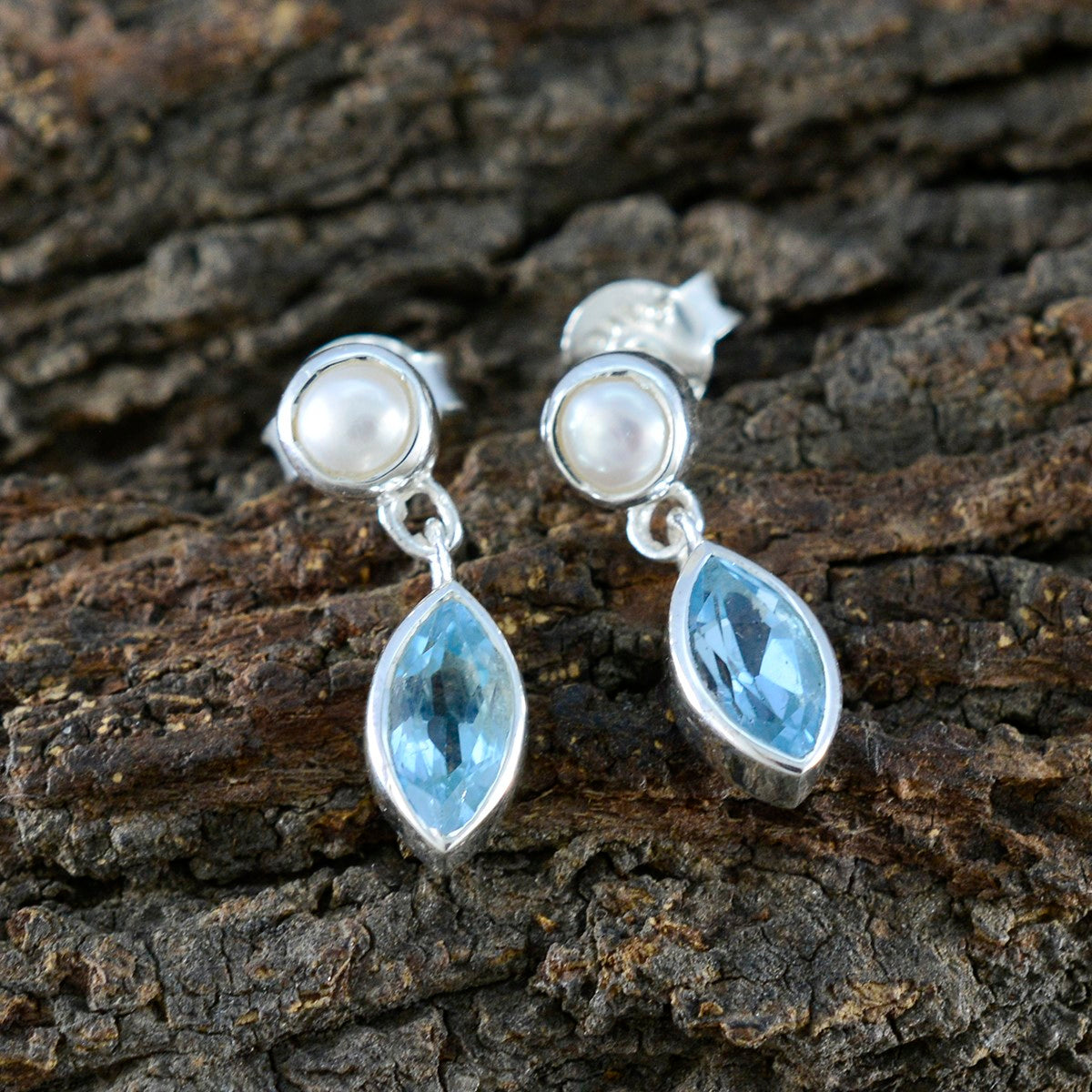 Multi American Mei multiple Stud multicolor Sterling Silver Earring Второстепенное изображение товара