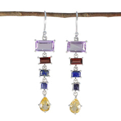 Multi-Moroccan-Tereza-Penta-Dangle-multicolor-925-Silver-Earring