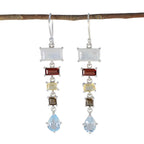Multi-Korean-Yasmin-Penta-Dangle-multicolor-Silver-Earring