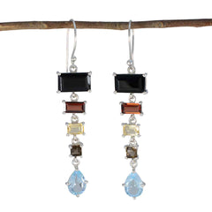 Multi-Turkish-Zoe-Penta-Dangle-multicolor-925-Silver-Earring