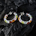 Multi-Japanese-Julieta-multiple-Stud-multicolor-92.5-Silver-Earring