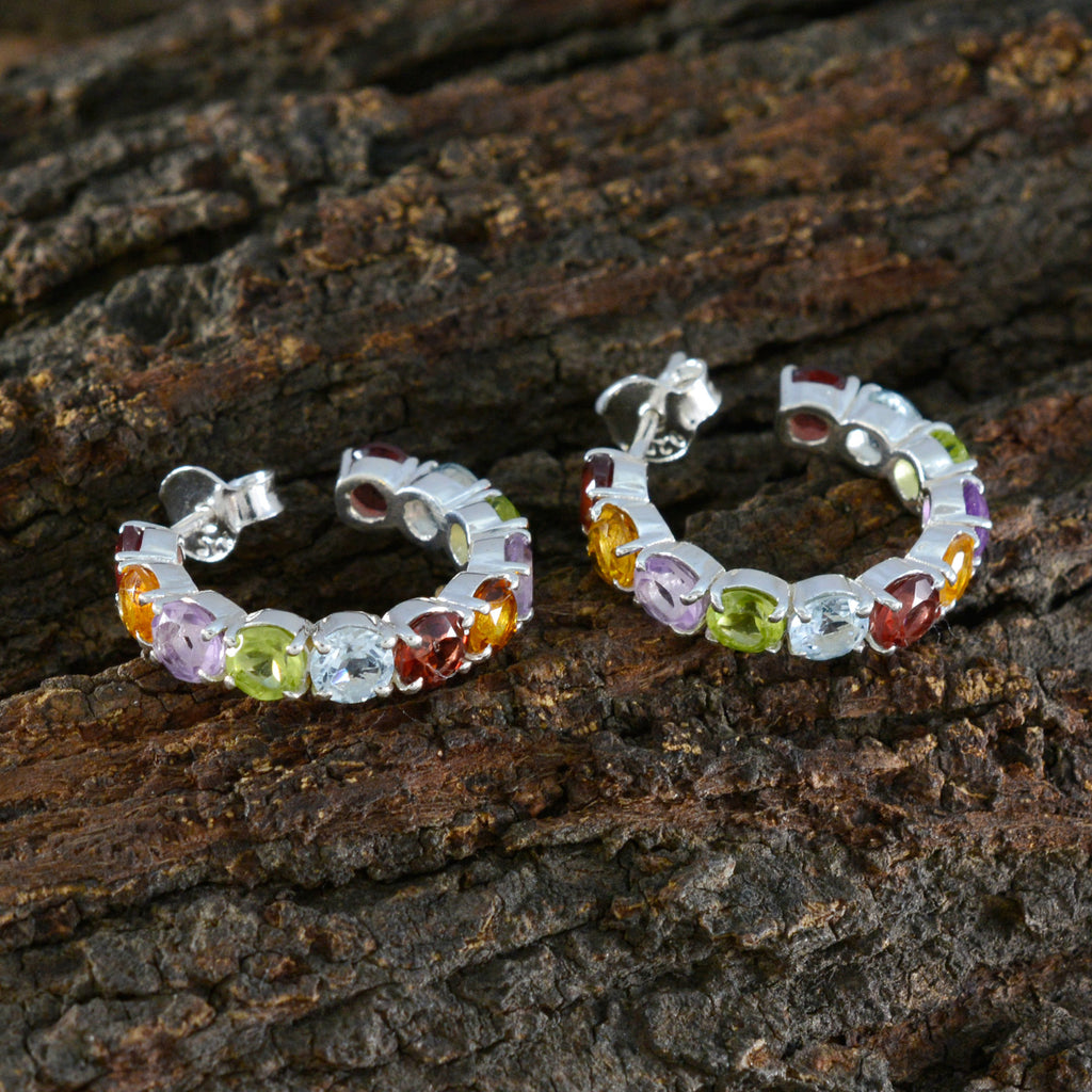 Multi-Japanese-Julieta-multiple-Stud-multicolor-92.5-Silver-Earring