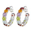 Multi-Japanese-Julieta-multiple-Stud-multicolor-92.5-Silver-Earring