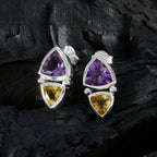 Multi-Australian-Teresa-Toi-et-Moi-Stud-multicolor-925-Silver-Earring