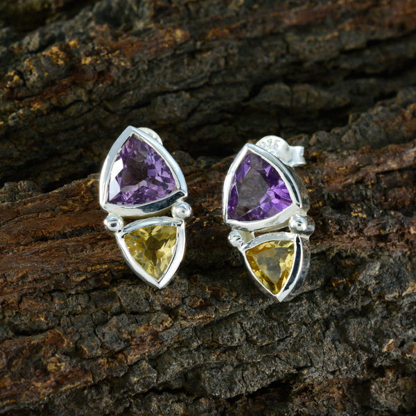 Multi-Australian-Teresa-Toi-et-Moi-Stud-multicolor-925-Silver-Earring