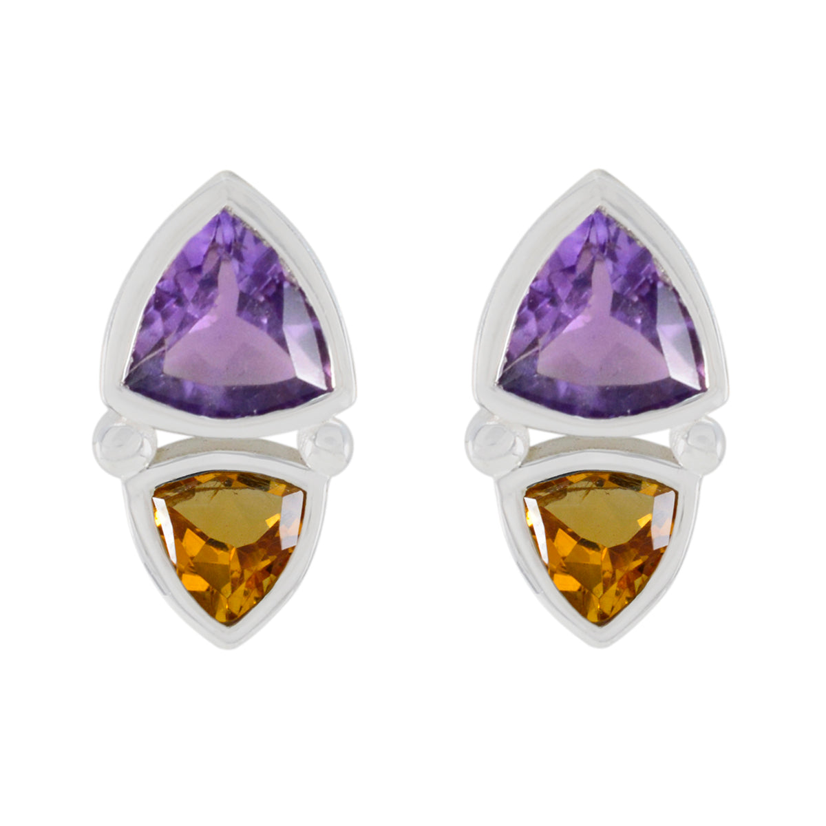 Multi-Australian-Teresa-Toi-et-Moi-Stud-multicolor-925-Silver-Earring Hoofdafbeelding