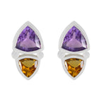 Multi-Australian-Teresa-Toi-et-Moi-Stud-multicolor-925-Silver-Earring