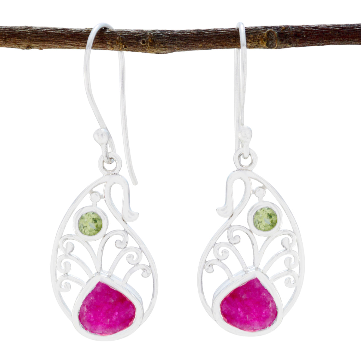 Multi-Turkish-Zoey-multiple-Dangle-multicolor-925-Sterling-Silver-Earring