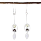 Multi-Italian-Aiko-multiple-Dangle-multicolor-925-Silver-Earring