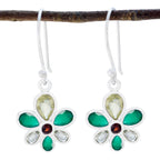 Multi-Middle-Eastern-Ayaka-multiple-Dangle-multicolor-925-Silver-Earring