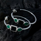 Multi-French-Victoria-Trilogy-Stud-multicolor-925-Sterling-Silver-Earring