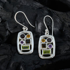 Multi-Egyptian-Elena-Penta-Dangle-multicolor-925-Silver-Earring