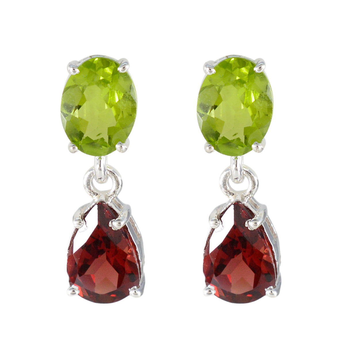 Multi-American-Amandaa-multiple-Stud-multicolor-92.5-Silver-Earring Immagine principale del prodotto