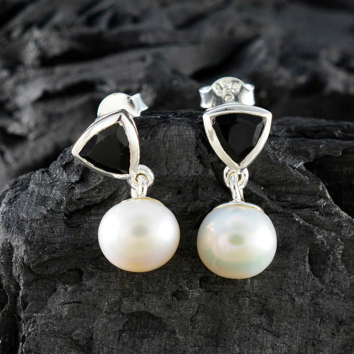 Multi-American-Fernanda-multiple-Stud-multicolor-Silver-Earring