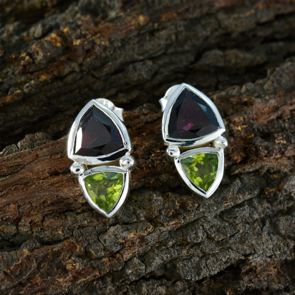 Multi-Spanish-Valentina-Toi-et-Moi-Stud-multicolor-92.5-Silver-Earring